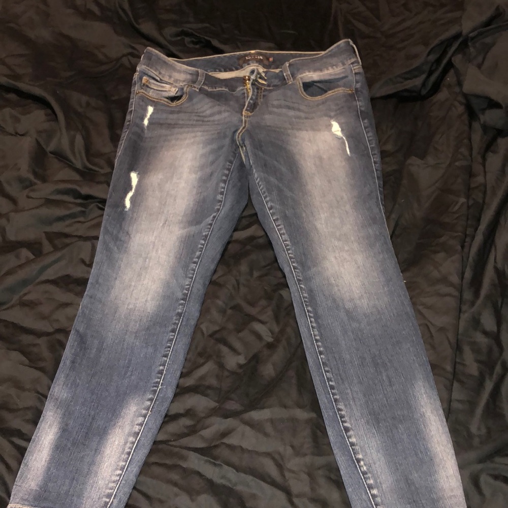 Torrid distressed jeggings